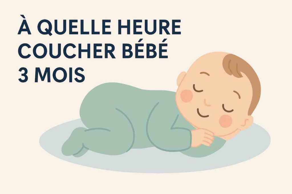 à quelle heure coucher bébé 3 mois