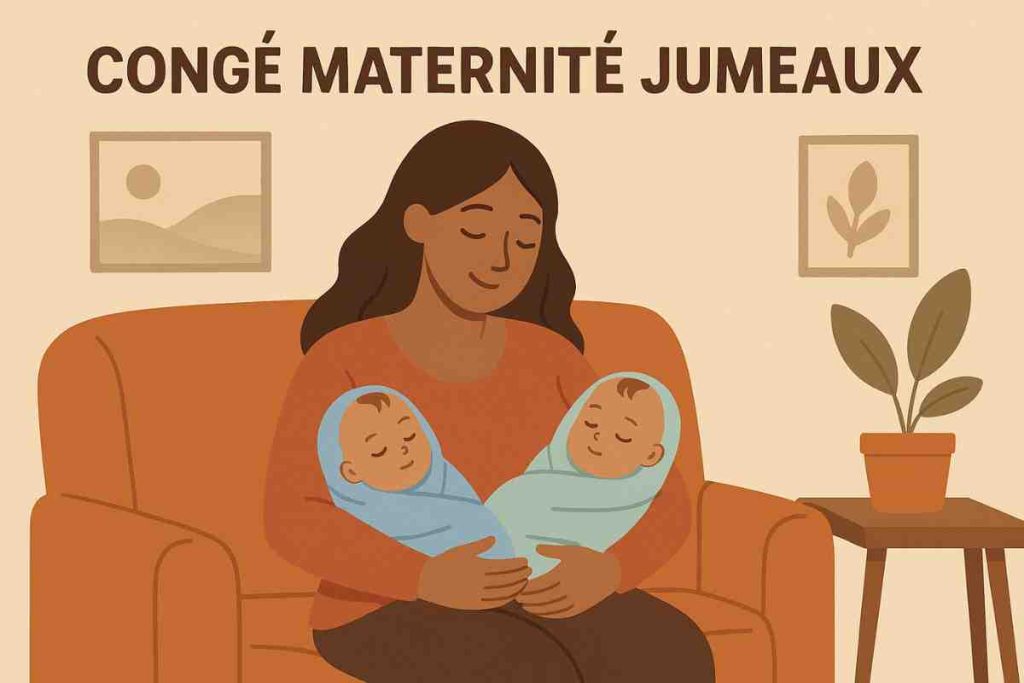 conge maternite jumeaux