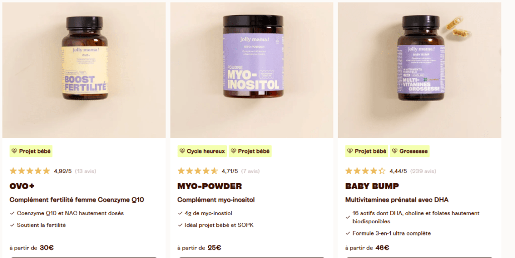 Avis sur les prix Jolly Mama