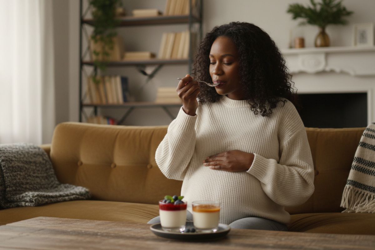 Peut-on manger de la panna cotta enceinte sans risque ?