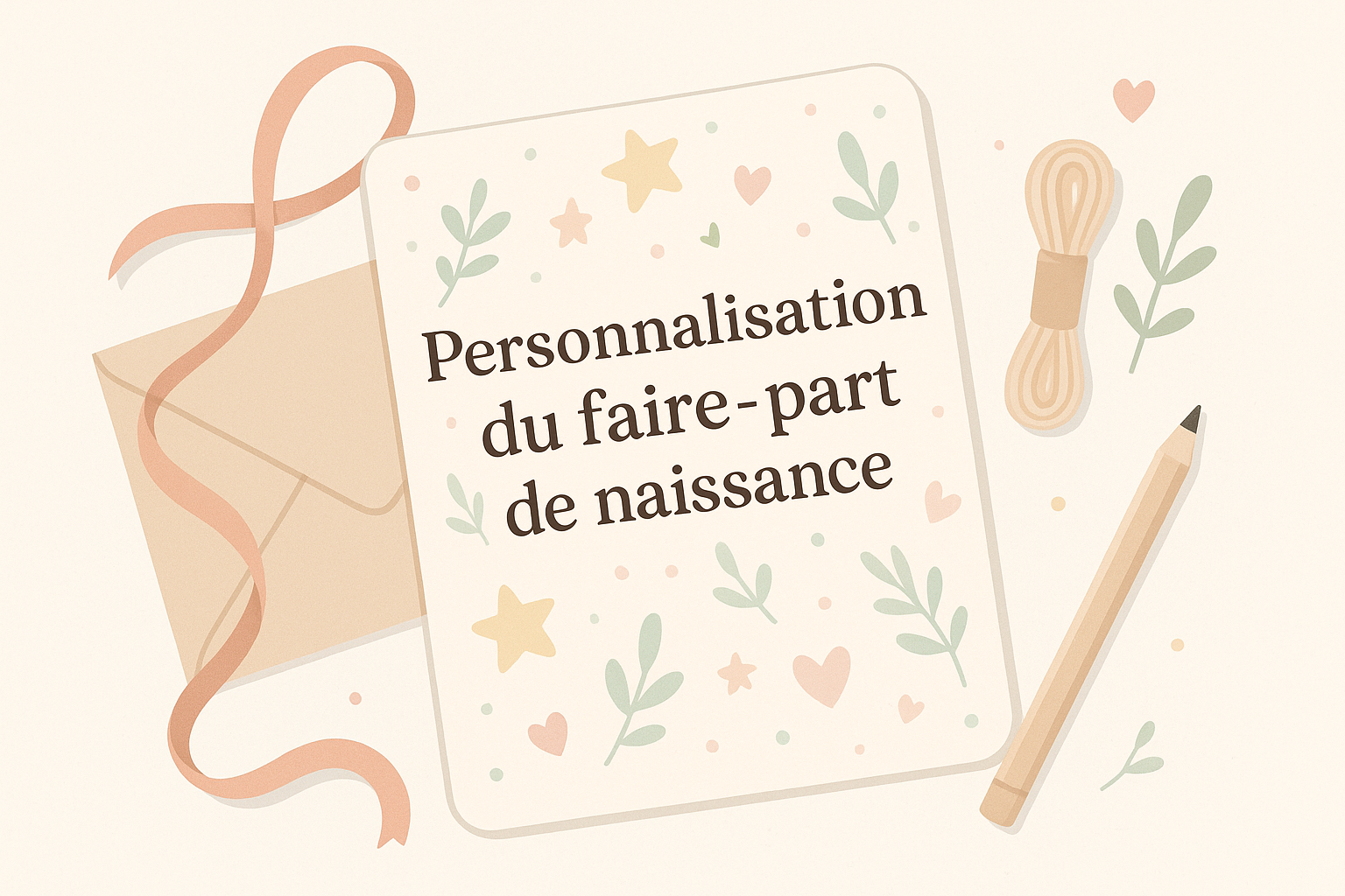 Comment personnaliser un faire-part de naissance facilement et avec style