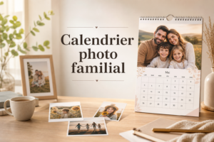 Calendrier photo personnalisé familial
